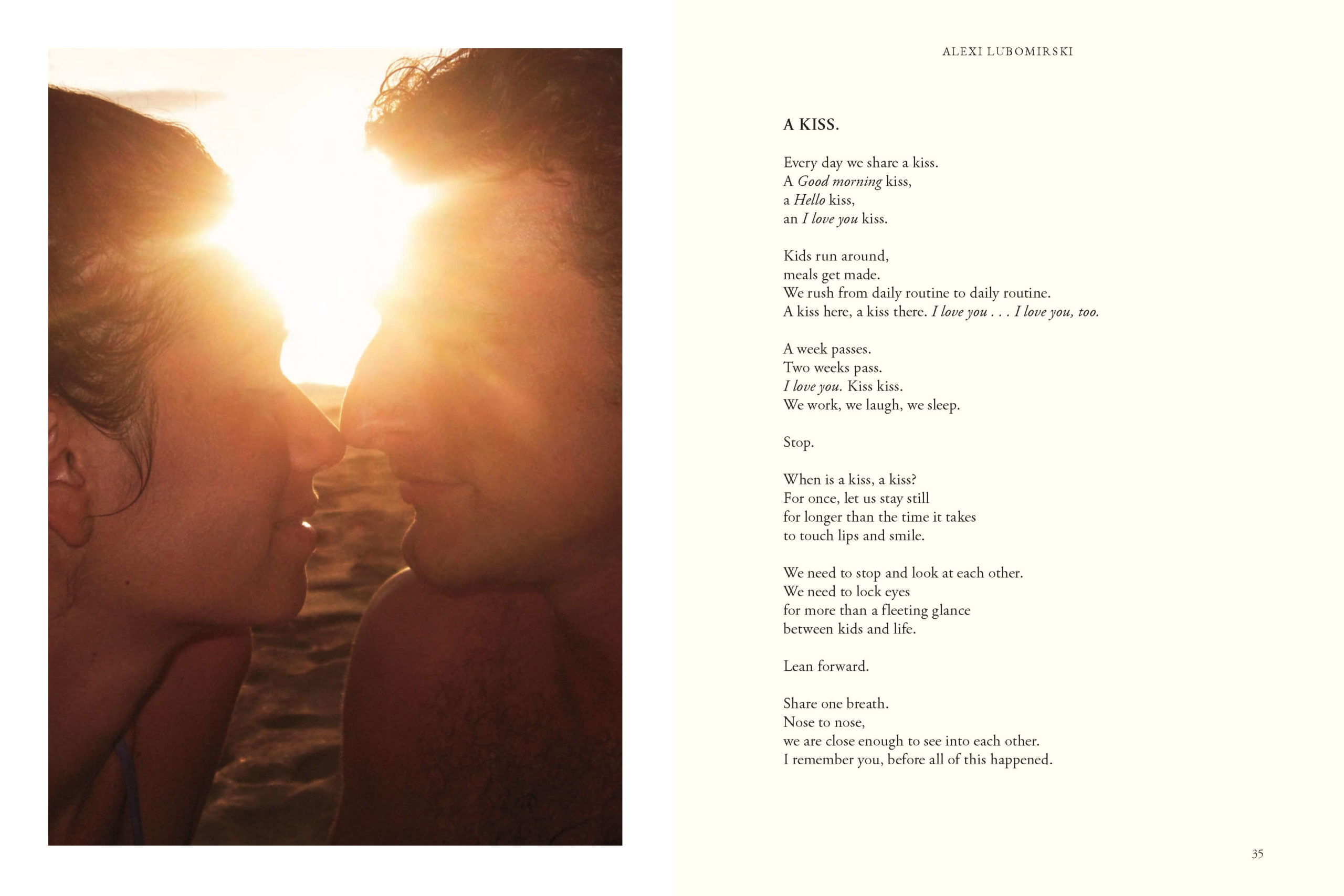 A Kiss by Alexi Lubomirski
