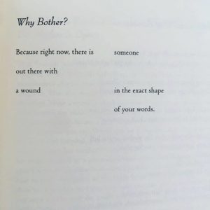 Sean Thomas Dougherty poem titled 'Why Bother'